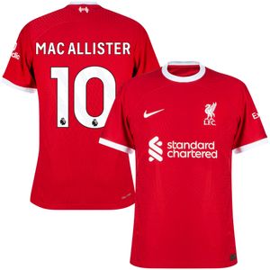 Liverpool Dri Fit ADV Authentic Shirt Thuis 2023-2024 + Mac Allister 10