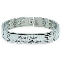 Magneet Armband - Lillestrøm + eigen gravure