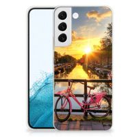 Samsung Galaxy S22 Plus Siliconen Back Cover Amsterdamse Grachten