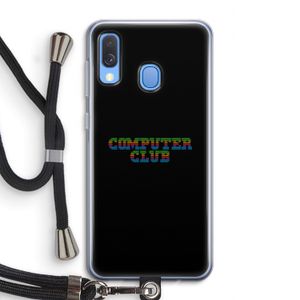 Retro: Samsung Galaxy A40 Transparant Hoesje met koord