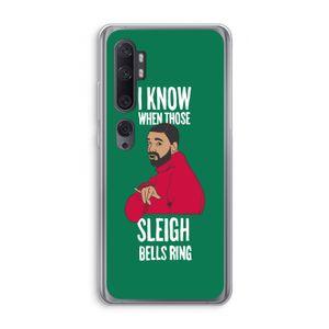 Sleigh Bells Ring: Xiaomi Mi Note 10 Transparant Hoesje