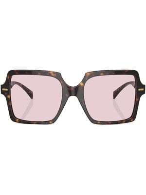 Versace Eyewear lunettes de soleil à monture oversize - Vert