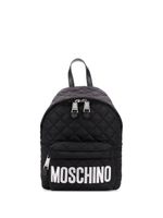 Moschino sac à main à applique logo - Noir - thumbnail