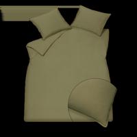 Vandyck Vandyck Washed Cotton Lits-jumeaux (240x200/220) martini olive