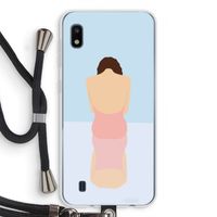 Mirror: Samsung Galaxy A10 Transparant Hoesje met koord