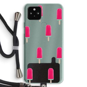 Waterijsje: Pixel 5a 5G Transparant Hoesje met koord