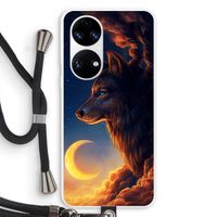 Night Guardian: Huawei P50 Transparant Hoesje met koord