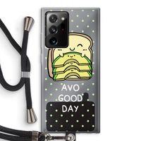 Avo Good Day: Samsung Galaxy Note 20 Ultra / Note 20 Ultra 5G Transparant Hoesje met koord