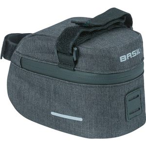 Basil city dubbele fietstas mik, zwart