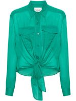 MARANT ÉTOILE chemise Nath - Vert - thumbnail