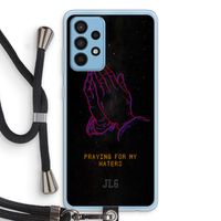 Praying For My Haters: Samsung Galaxy A52 Transparant Hoesje met koord