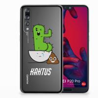 Huawei P20 Pro Telefoonhoesje met Naam Cactus Poo