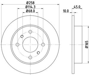 Remschijf 8DD355102661
