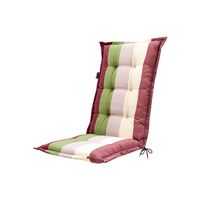 Madison - Tuinstoelkussen Hoge Rug 123x50 - Rood - Vivero Bordeaux - thumbnail