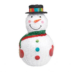 Amscan piñata Sneeuwpop junior 21,3 x 45 x 25,4 cm papier wit Amscan piñata Sneeuwpop junior 21,3 x 45 x 25,4 cm papier wit