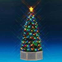 Kerstdorpminiatuur Have A Blue (tooth) Christmas (tree) 22x24x46 cm - Lemax