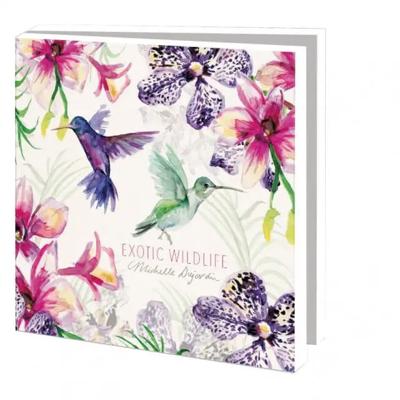 Kaartenmapje Exotic Wildlife, Michelle Dujardin 10 Stuks met Enveloppen