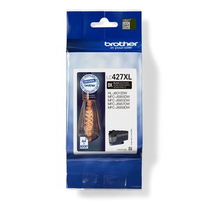 Brother LC-427XLBK inktcartridge 1 stuk(s) Origineel Hoog (XL) rendement Zwart