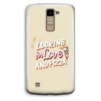 Pizza is the answer: LG K10 (2016) Transparant Hoesje Pizza is the answer: LG K10 (2016) Transparant Hoesje