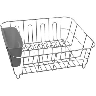 Secret de Gourmet Afdruiprek - afwasrek - grijs - 36 x 32 cm - van metaal - Afwassen Secret de Gourmet Afdruiprek - afwasrek - grijs - 36 x 32 cm - van metaal - Afwassen