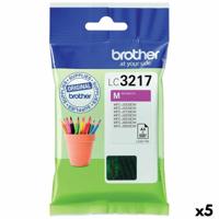 Originele inktcartridge Brother LC3217 Magenta (5 Stuks)