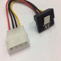 Molex Male naar 90° SATA voedingskabel