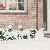 LED Rendieren 3 pcs Koud Wit Stof