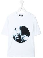 Diesel Kids t-shirt à imprimé tie dye - Blanc