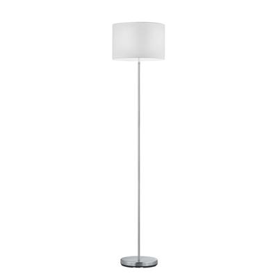 Trio Design vloerlampSeries 4611 mat chroom met witte lampenkap - 401100101