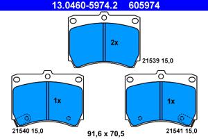 ATE Remblokset 13.0460-5974.2