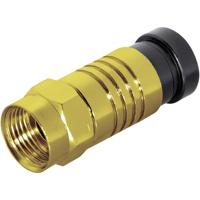 F-compressiestekker Kabeldiameter: 8.2 mm