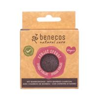 Benecos natural beauty Natural konjac sponge - black bamboo 1 Stuks