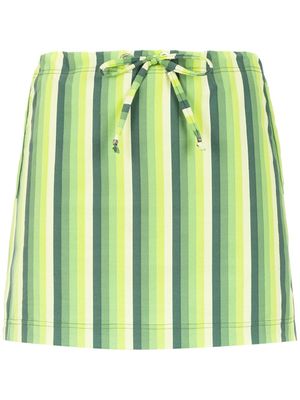 Amir Slama striped swimsuit - Vert