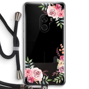 Rozen: Xiaomi Mi Mix 2 Transparant Hoesje met koord