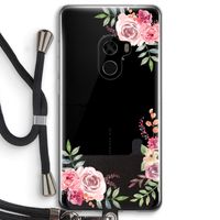 Rozen: Xiaomi Mi Mix 2 Transparant Hoesje met koord