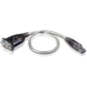 ATEN USB 2.0 Kabel A Male - SUB-D 9-Pins Male Rond 100 cm Zilver