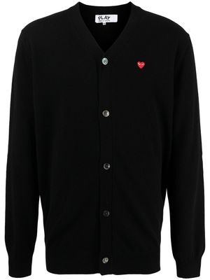Comme Des Garçons Vest met logopatch - Zwart