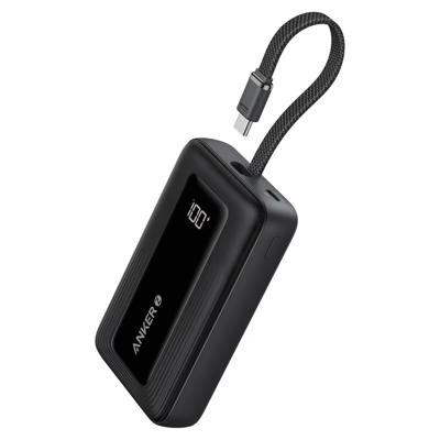 AnkerZolo Power Bank 10K 30W Built-In USB-C Cable Powerbank