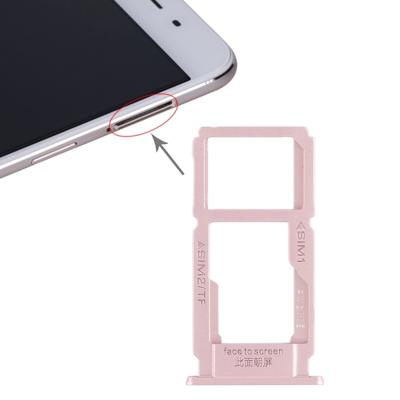 SIM-kaart lade + SIM-kaart lade/micro SD-kaart lade voor OPPO R9sk (Rose Gold)
