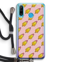 Waterijsjes: Huawei P30 Lite Transparant Hoesje met koord