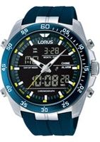 Horlogeband Lorus RW617AX9 / Z021-X007 / RHG019X Rubber Blauw 12mm