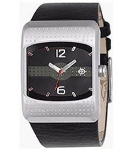 Horlogeband Fossil JR9390 Leder Zwart 34mm