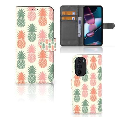 Motorola Edge 30 Pro | Book Cover | Ananas