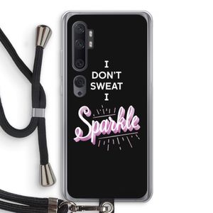 Sparkle quote: Xiaomi Mi Note 10 Transparant Hoesje met koord