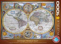 Legpuzzel Wereld antiek vintage - Antique World Map | Eurographics - thumbnail