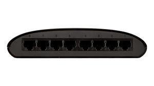 D-Link DES-1008D Unmanaged Fast Ethernet (10/100) Zwart