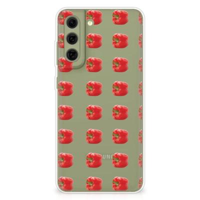 Samsung Galaxy S21FE | Siliconen Case | Paprika Red