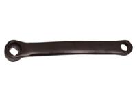 Crankarm links Vinty 170mm spieloos - zwart gecoat