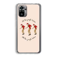 Jingle Ladies: Xiaomi Redmi Note 10S Transparant Hoesje
