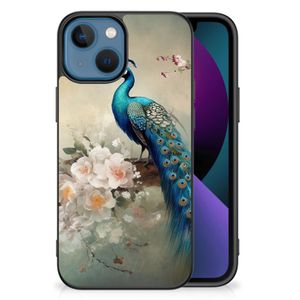 Dierenprint Telefoonhoesje voor Apple iPhone 13 Vintage Pauwen